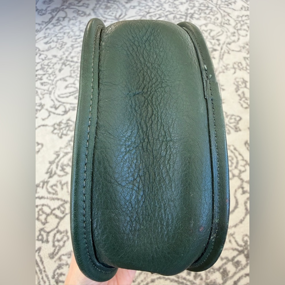 RARE Coach vintage green leather crossbody bag - Picture 11 of 16